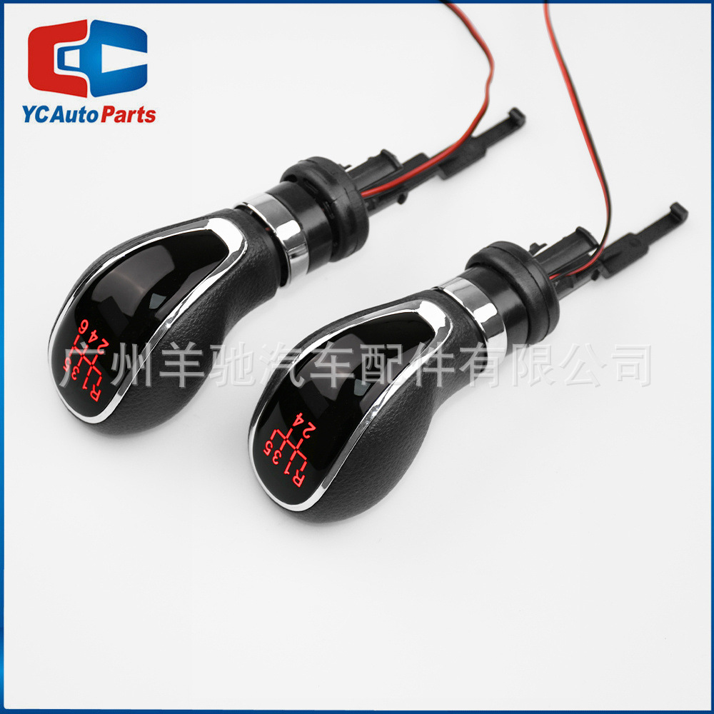 Aplicable a Buick Kayue GT / XT Opel 2009 - 2013 palanca de cambio de velocidad LED rojo cabeza de engranaje image 3