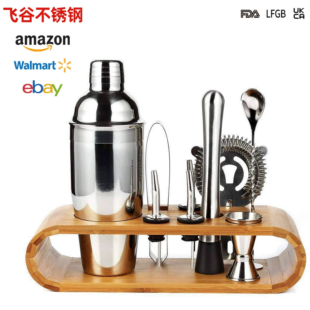 25-летний новый трансграничный барменный набор бар из нержавеющей стали ручная шейка