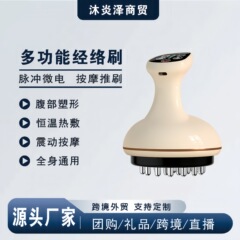 韓国式経絡ブラシ35段階刮痧器マッサージ器、振動マッサージ、温熱療法、微電流療法、温熱マッサージ