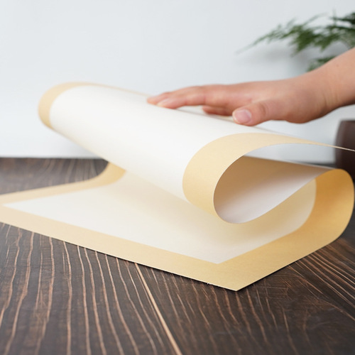 Thickened fan blank rice paper, raw rice card paper, calligraphy paper, Chinese painting meticulous painting, watercolor painting, round calligraphy work paper