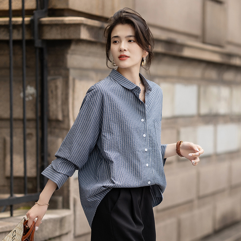  秋  S-4XL 大きいサイズ シャツ/ブラウス