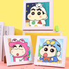 Crayon Shin Chan children Diamonds Student manual diy Diamond sticker Size Rock Painting wholesale