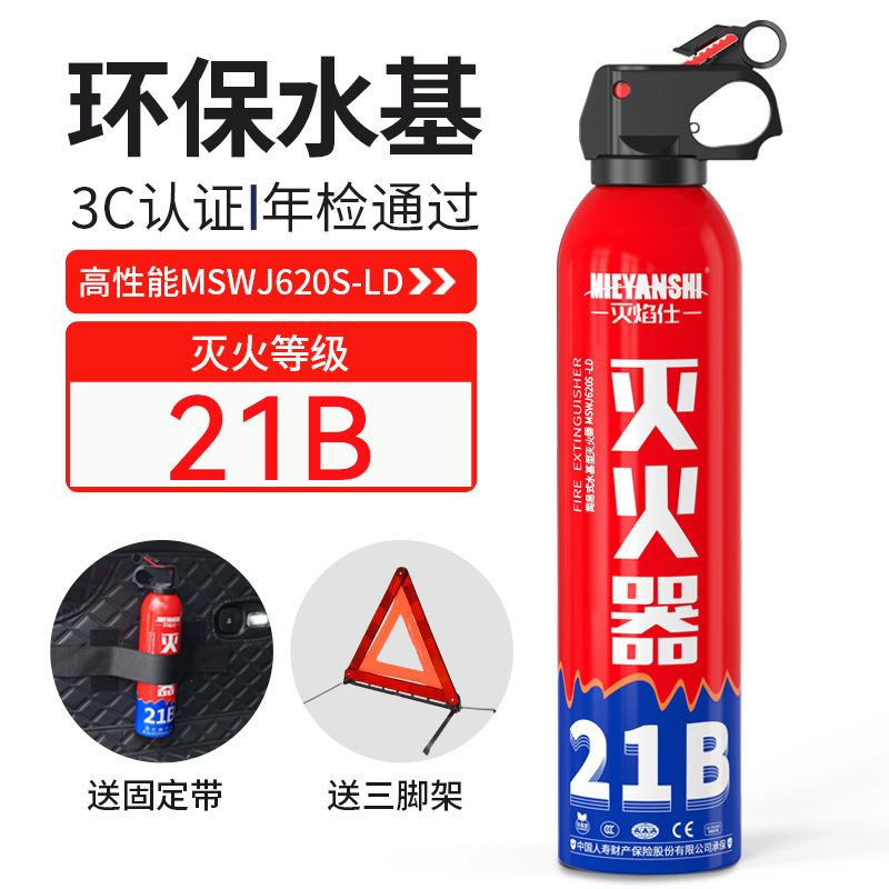 Extinguisher Small Portable: Ouze Vehicle fire extinguisher - 21b-fire-extinguisher-fixing-strap-triangle