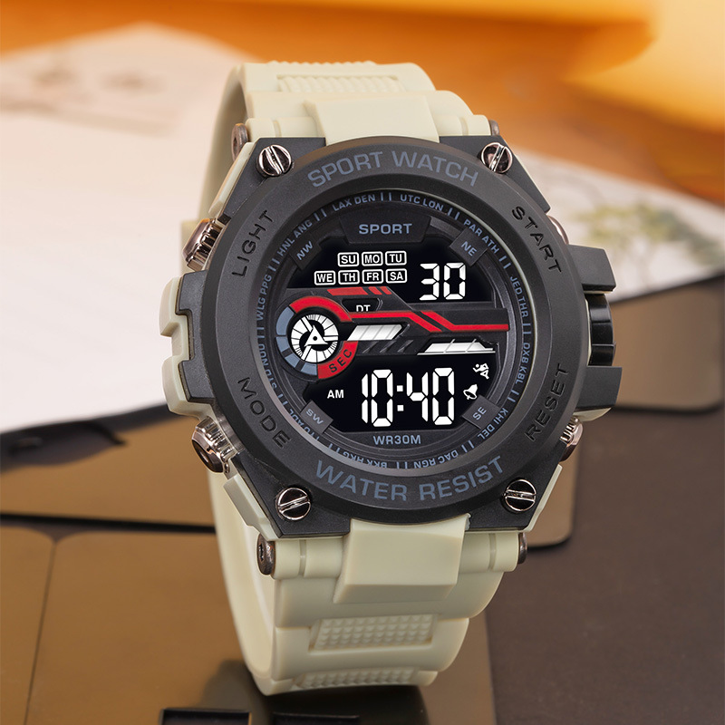 Reloj electrónico de alto valor de la cara, relojes electrónicos de alta calidad, relojes electrónicos de alarma de diseño de moda, relojes electrónicos al por mayor.