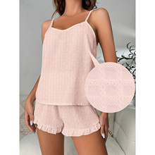 V 13645 Crepe camisole loungewear set 秲������Ӽ���װ