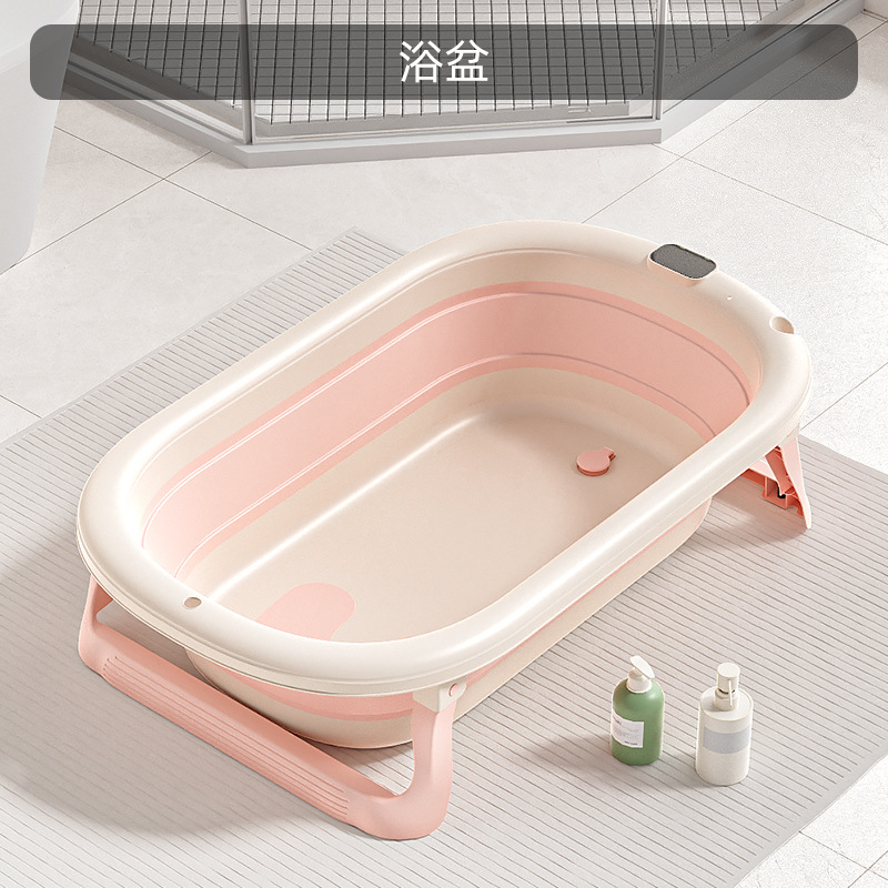 Bidé plegable para niños, balde de baño universal, suministros para bebés de gran tamaño, lavabo para bebés