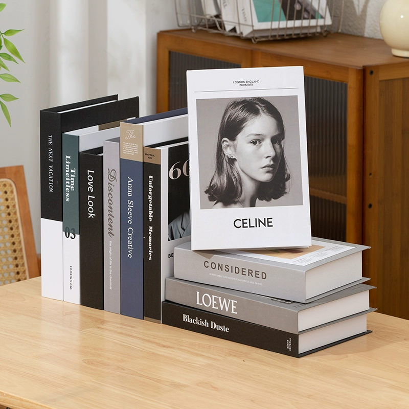 Скандинавский простой стиль фальшивой книги модель Studycop магазин имитационная книжка гостиная офис книжный шкаф креативное оформление книжная лента
