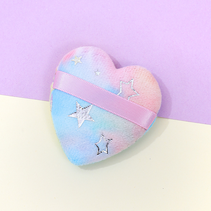 Fábrica personalizada amor en forma de corazón soplo de flocado corto no come polvo brillante cristal largo flocado diseño puede imprimir logotipo al por mayor