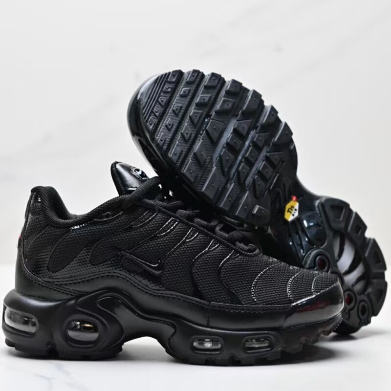 Putian Shoes Tn Air Max Plus Air Cushion Low-Top Running Shoes Men's and Women's Sports Shoes Breathable Mesh Shock Absorbing Tpu