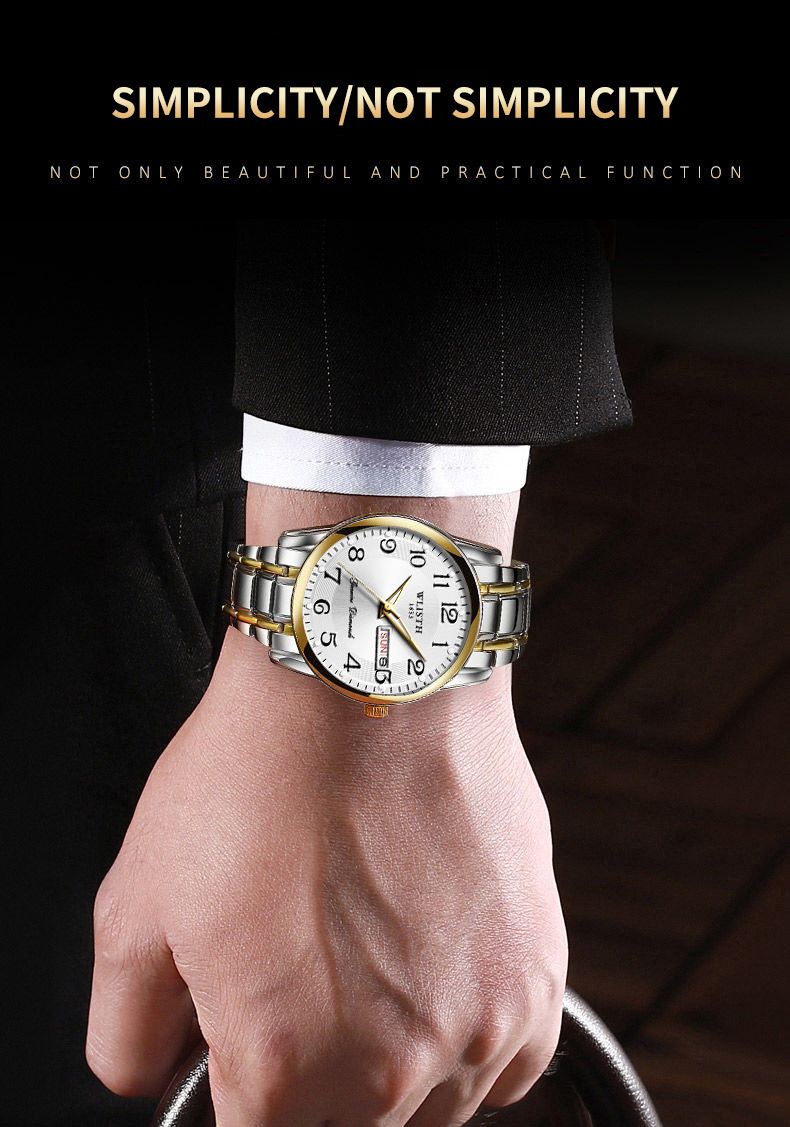 WLISTH men's watch, waterproof, digital, calendar