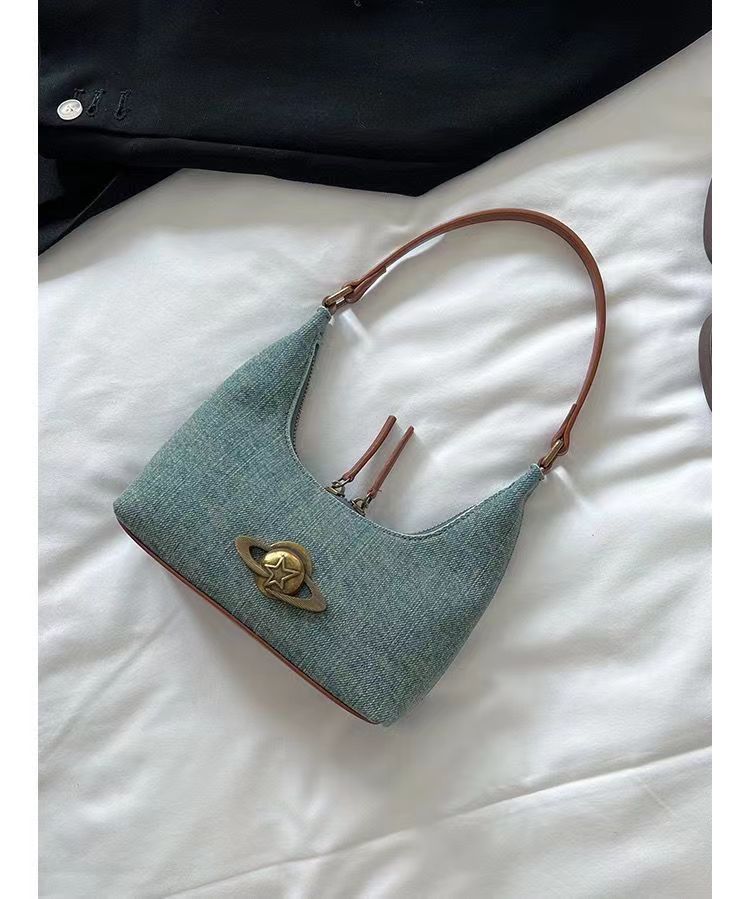 Women's Denim Shoulder Bag For Women Stylish Handbag Uk_voghion.com