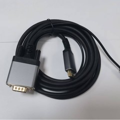 HDMI to VGA チップ付きケーブル コンピュータ モニター投影 HD ケーブル HDMI TO VGA 1.8m アルミニウム