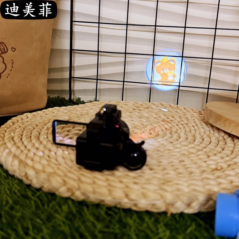 创意卡通动物投影DV录音机钥匙扣闪光仿真相机钥匙链挂件礼品批发|undefined