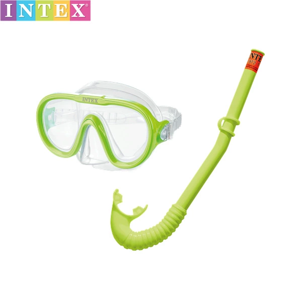 Оригинальные оригинальные товары INTEX детские очки маска Костюм плавательные очки для дайвинга + дыхательная трубка 55642