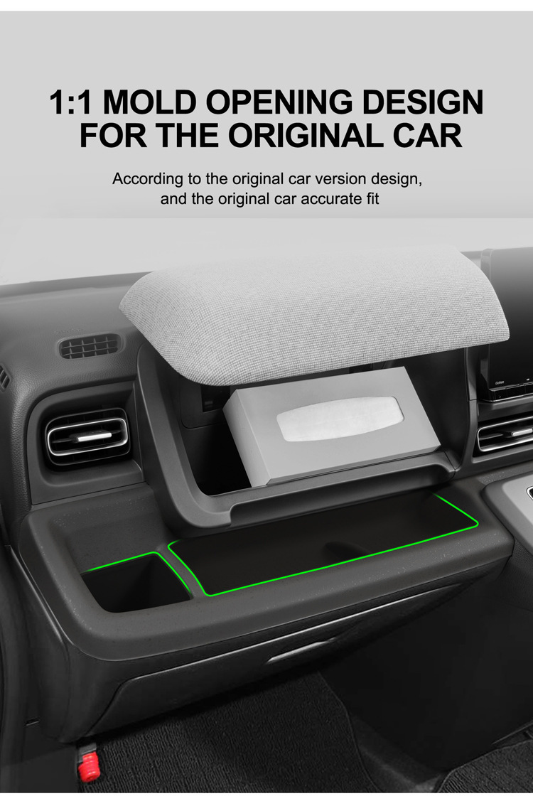 Suitable for 24 Honda Freed Central Control Instrument Panel Water Cup Cover Storage Box Anti-Slip Mat Car Special Product Modification