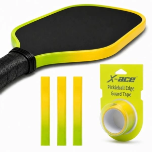 3.0 Защитная полоска для кромки ракетки Pickleball - обертка кромки ракетки, растягивающаяся конструкция, без складок, долговечная износостойкая кромка t