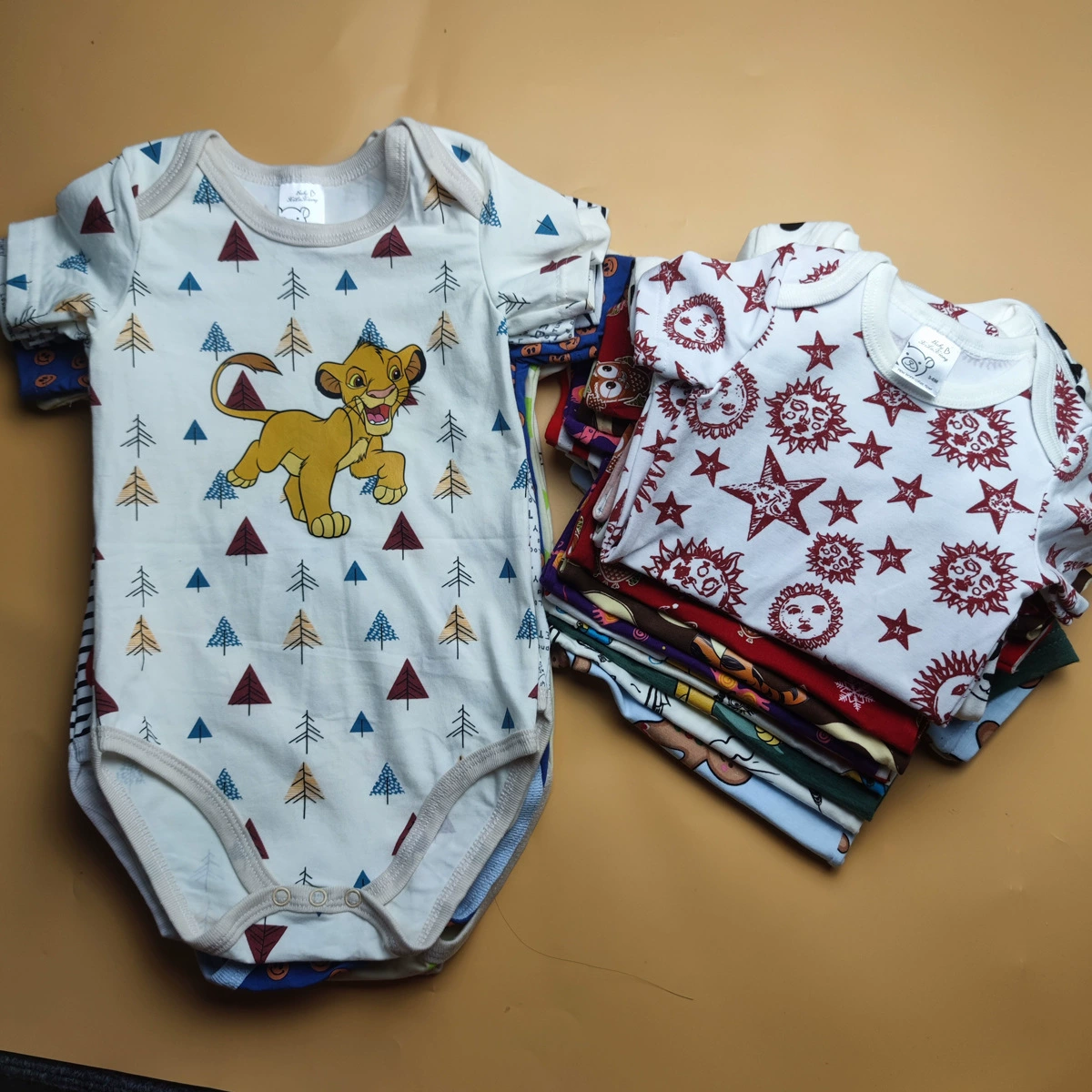 Детский летний бодик, хлопковый комбинезон для новорожденных, с коротким рукавом