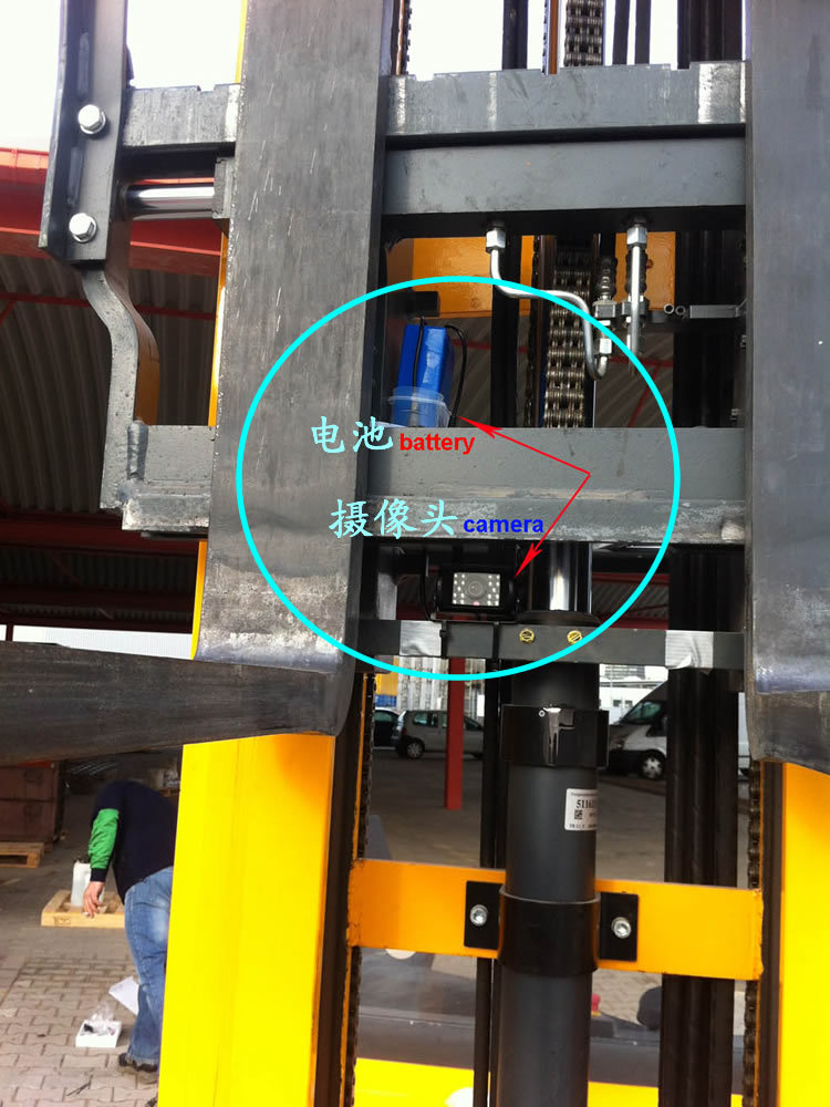 Ganiying Car 9inch Wireless Monitor Hd Ahd Camera Forklift Reversing Image Video Monitoring Kit