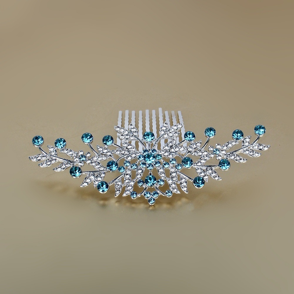 18g Weight Hair Combs Hair Accessories Type Rhinestones Inlay Material 1 Piece Quantity Wedding Occasion Alloy Material Flower Pattern Spring&Summer Season Women's Gender Inlay Design Classic Style Style Classic Style Women's Flower Alloy Inlay Rhinestones Hair Combs 9