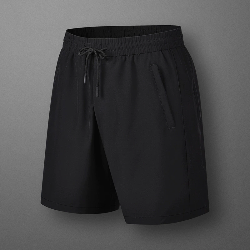 Сплошной цвет второй внешней торговли летние мужские укороченные брюки спортивные легкоатлетические шорты быстрый сухой дышащий большой размер средние брюки