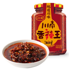 川南香辣王327g油辣子醤瓶入り四川特産練飯冷菜調味料唐辛子醤油かけ辣子