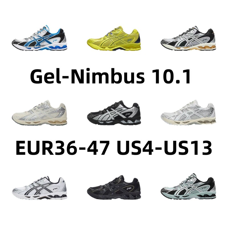 Arthur Gel-Nimbus 10.1 Running Shoes Sports Shoes Pure Original Breathable Cushioning Outdoor Mesh Men and Women Putian