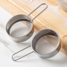 超细不锈钢糖粉超细手持面粉筛子可可粉过滤网家用撒粉器烘焙工具