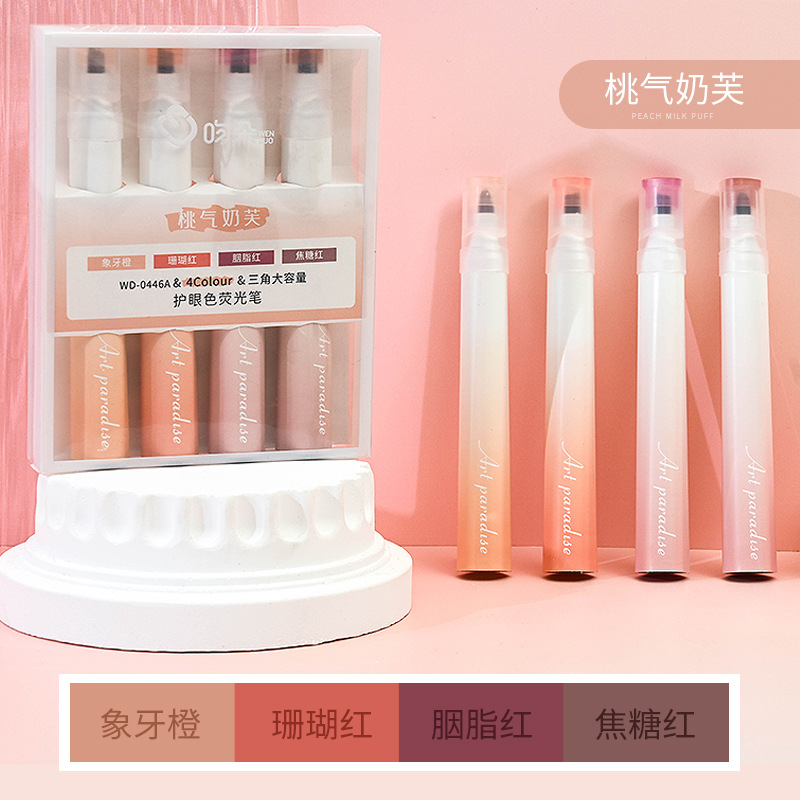 Nuevo color gradiente de alto valor de color marcador de color marcador de alta capacidad para estudiantes marcador de color de ojos