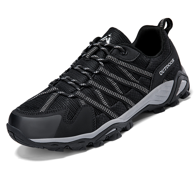 Amazonas nuevos zapatos para hombre primavera y verano nuevos zapatos deportivos transpirables para exteriores zapatos anti-casuales pareja talla grande 46