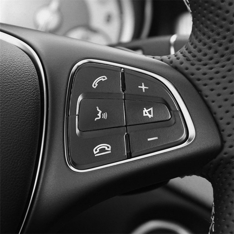 Suitable for Mercedes-Benz C200L GLA200 CLA GLE GLC260 C200L modified steering wheel button sticker