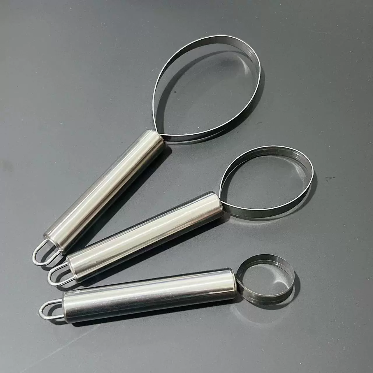 不锈钢圆形黄桃去核器家用水果罐头手动去核哈密瓜厨房小工具芒果
