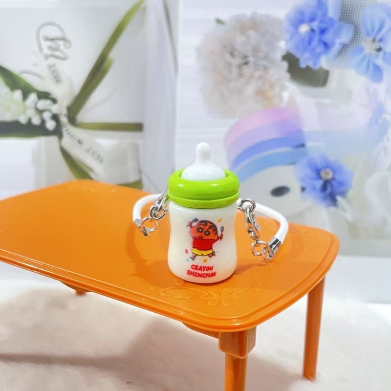 ドールハウスdollhouseミニモデル哺乳瓶ケトル水カップミニチュア食べ物游びOB11シーンアクセサリーペンダント|undefined