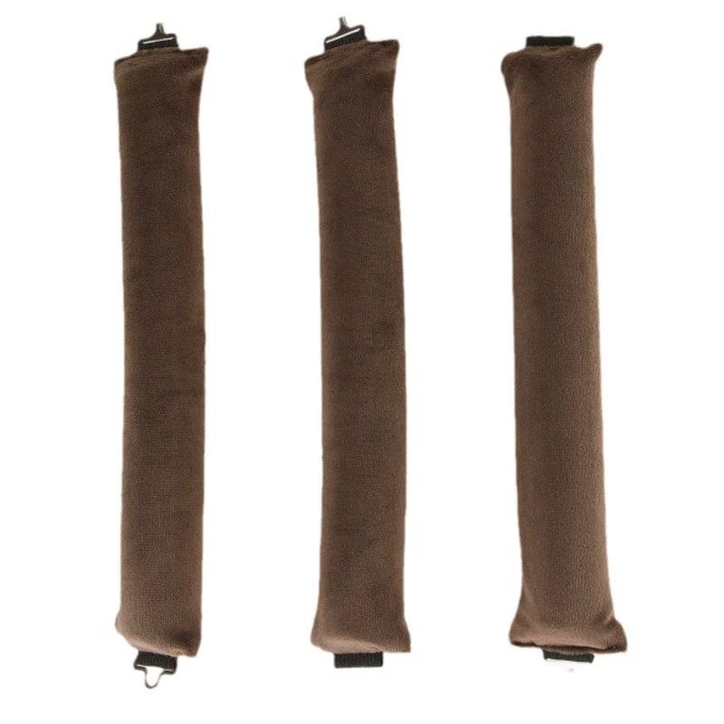 3-hook velvet hair curlers, big-wave sleep rollers set, multi-piece plush curling rods