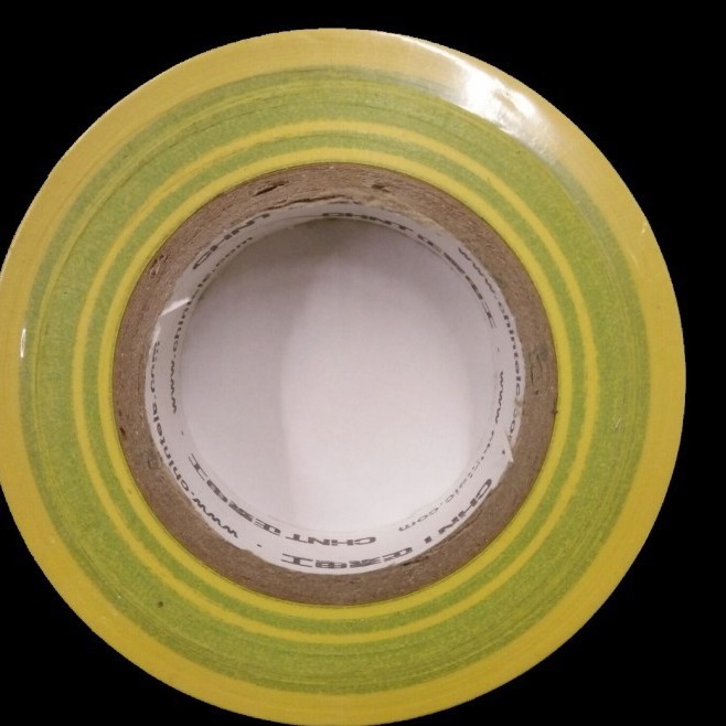 正泰胶布电工配件 阻燃胶布 PVC胶布 绝缘胶带 20米电工胶布双色