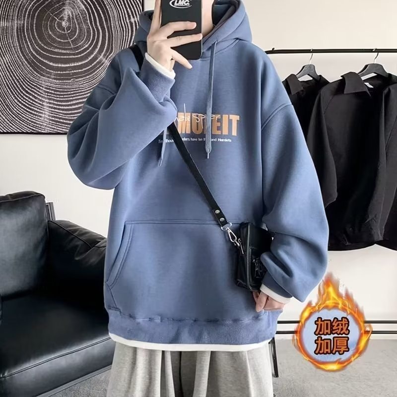 파란색/기모