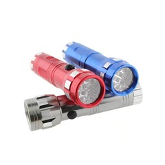 Gift Emergency Small Flashlight 14LED Center Open Flashlight Home Lighting LED Flashlight Aluminum Flashlight Convenient Portable Flashlight