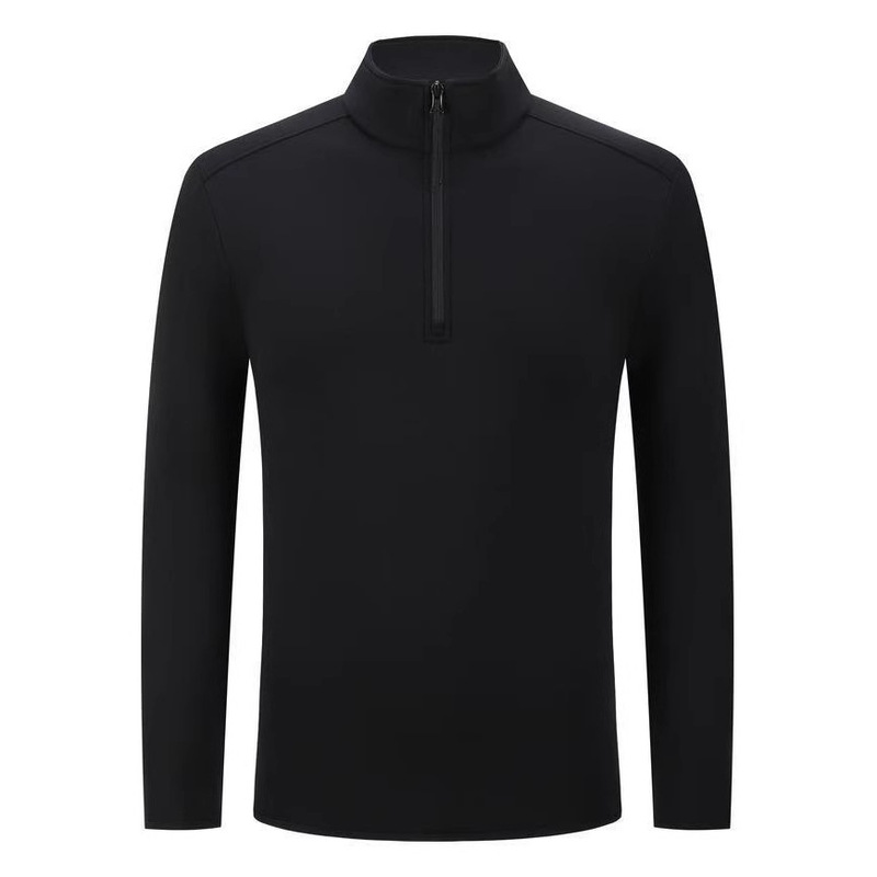 Factory Direct Sales Ge Golf Jacket Long-Sleeved Coat Men's Quick-Drying Stand-Up Collar Half-Zip Top Unisex Clothing