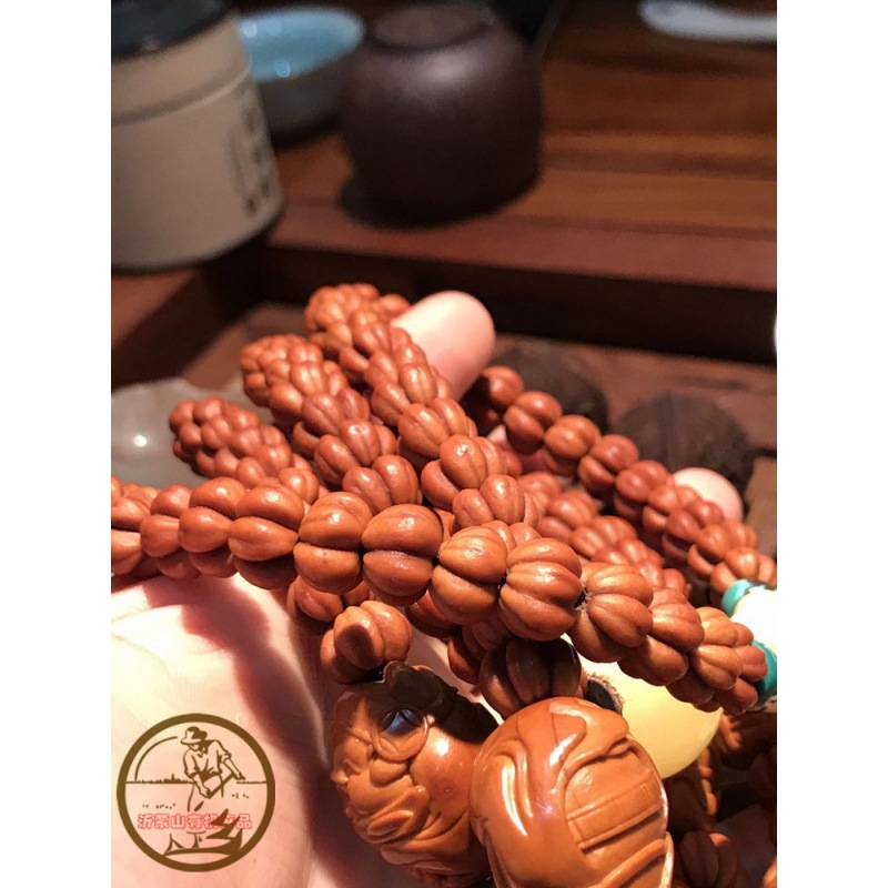 goods in stock Upset Wenwan Long strings 108 Pieces Five seed Conjoined Hawthorn kernel Hawthorn seed skewers