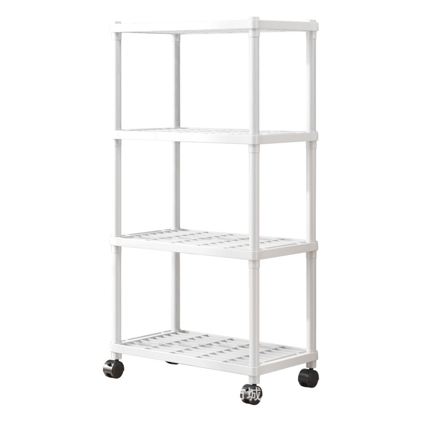 Carrito de almacenamiento con estantes de malla – para cocina, baño, dormitorio, varias capas