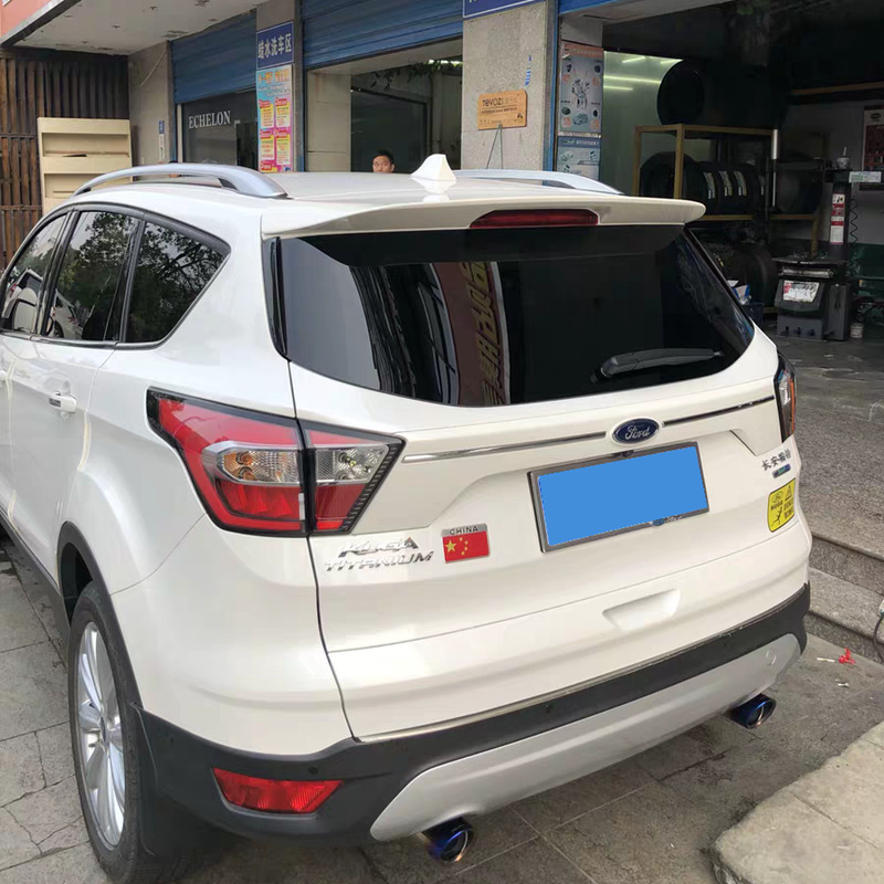 Suitable for 2013-2019 Ford Escape Tail Wing, New Escape Special Punch-Free Paint Decorative Fixed Wing