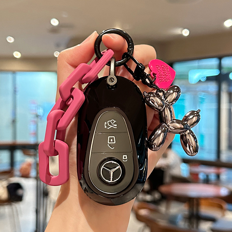 메르세데스-벤츠 C 단락 [투명 블랙] 볼론 개 팔찌