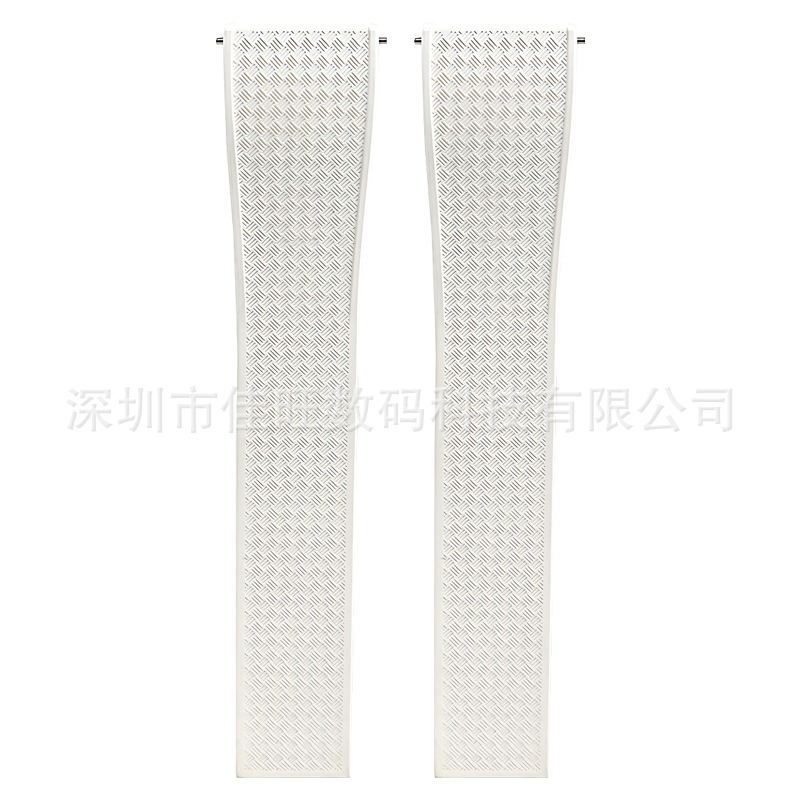 버클이 없는 흰색