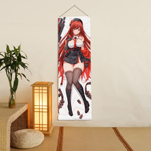 定制挂画防尘卷轴海报家居客厅装饰画连锁店统一形象墙创意定制