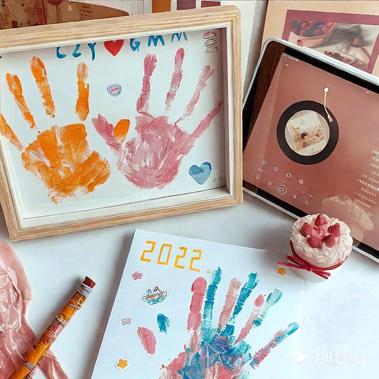 Couple Handprint Photo Frame to Commemorate DIY Handmade Palm Print 520 Chinese Valentine's Day Gift for Best Friend and Boyfriend Couple Handprint Photo Frame to Commemorate DIY Handmade Palm Print 520 Chinese Valentine's Day Gift for Best Friend and Boyfriend