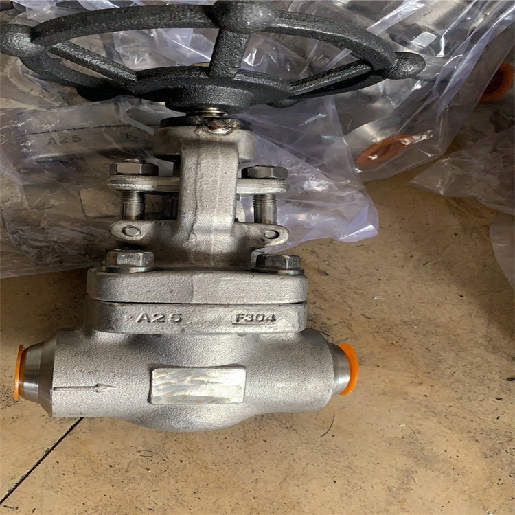 防腐蚀不锈钢焊接截止阀 J61W-64R J61W-64RL 锻打不锈钢截止阀