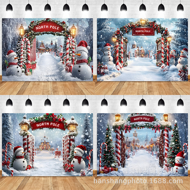 Christmas Photography Backdrop Cloth Country Snowy Forest Barn Door Xmas Tree Arctic Winter Scene Photographic Background Christmas Photography Backdrop Cloth Country Snowy Forest Barn Door Xmas Tree Arctic Winter Scene Photographic Background