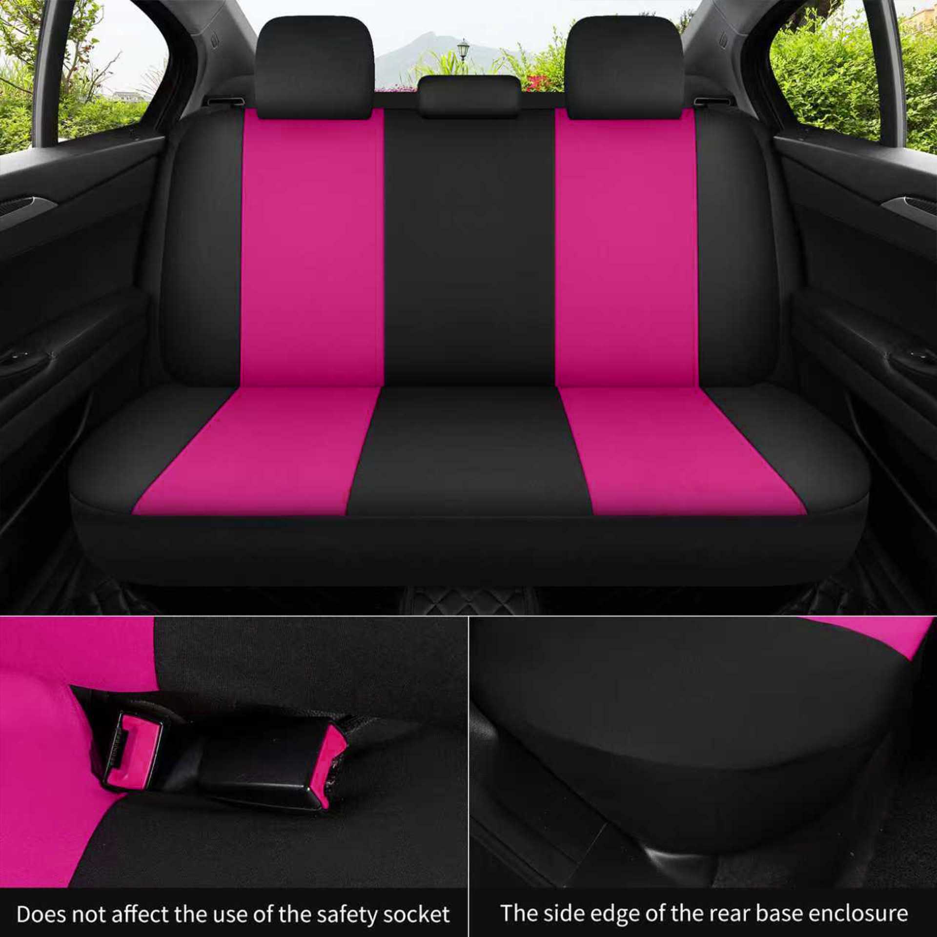 Cross-Border New Model Glacier Pattern Pressed Fabric Five-Seater Universal Car Seat Cover for All Seasons, Hot-Selling on Amazon Mexico