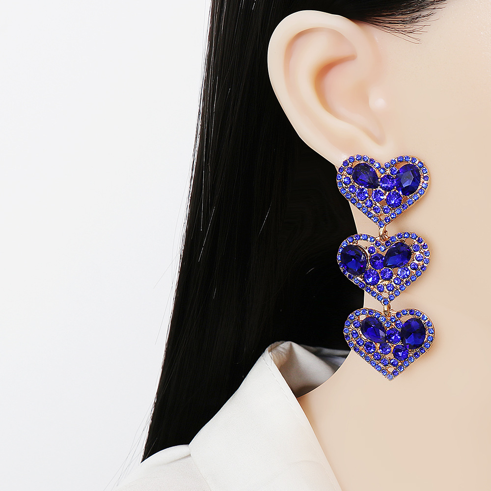 New Creative Heart-shaped Earrings Trend Earrings display picture 2