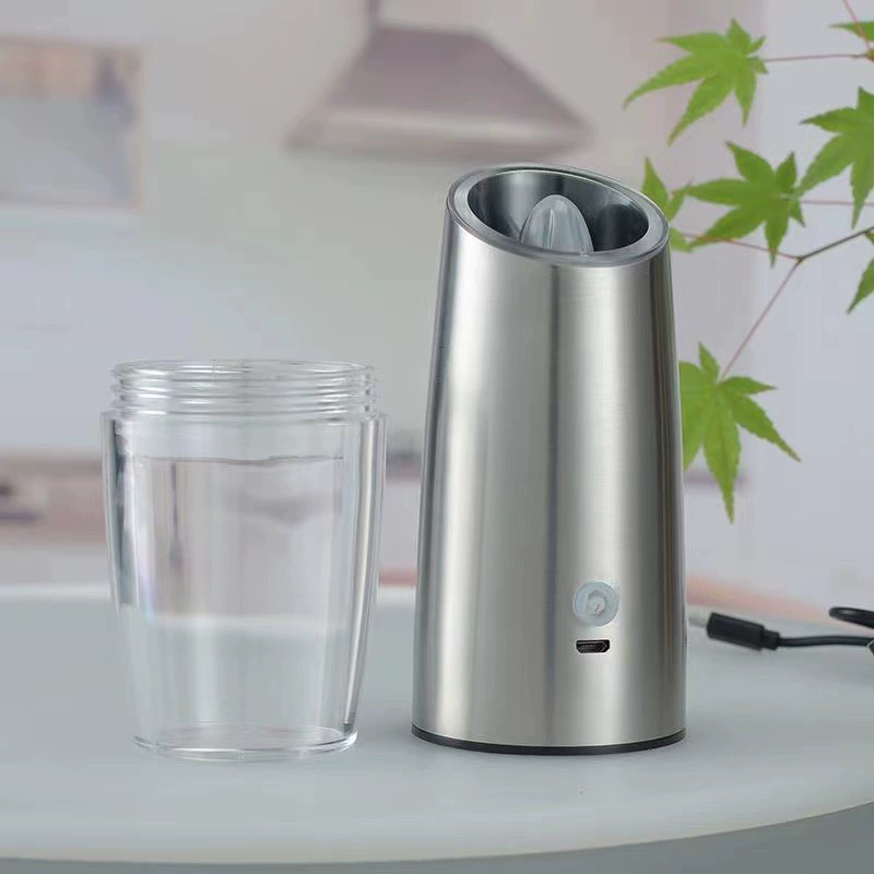 Manufacturer USB charging stainless steel sensor electric pepper grinding can adjust thick thin pepper pepper sea salt grinding device