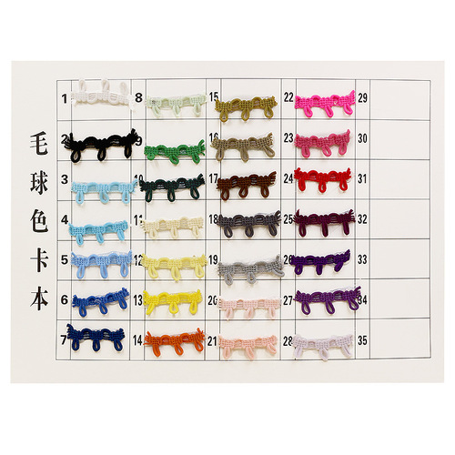 Factory direct supply of 28 colors year-round 1.5cm elastic buckle tabs, nose lace, elastic rope, button loops, clothing accessories